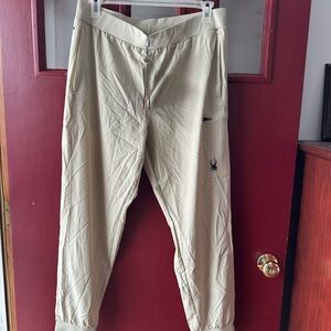 Spyder Men's Beige Cargo Jogger Pants